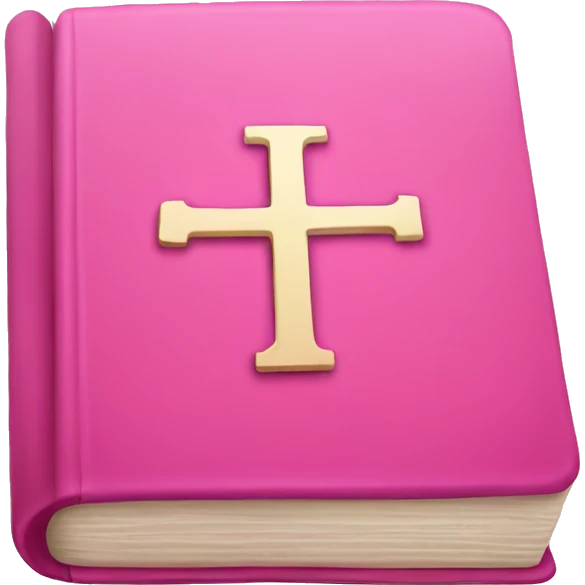 Pink Bible  emoji