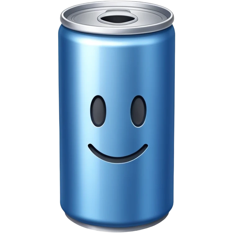 blue can emoji