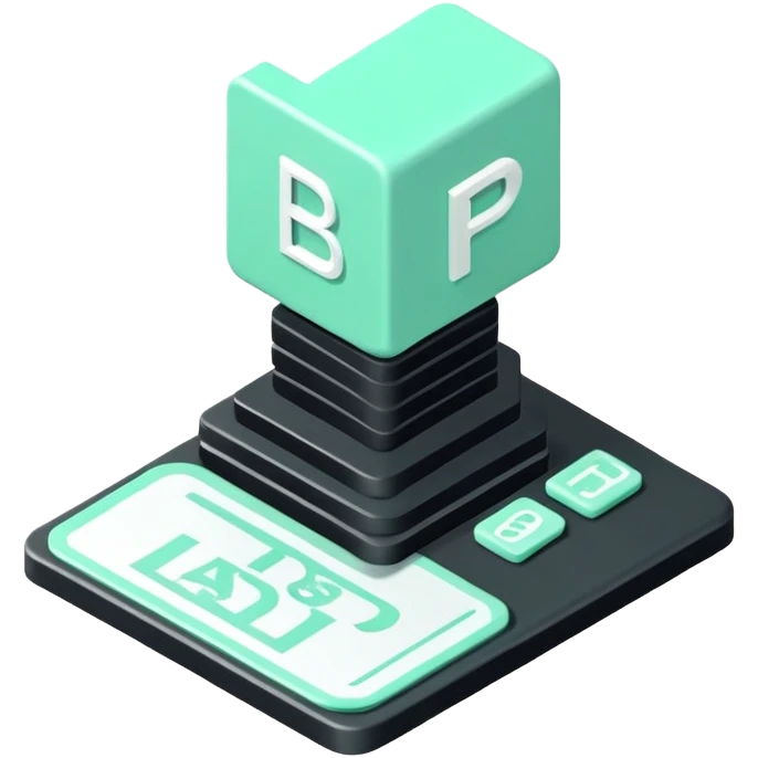Domanilité Publique (Public Domain), 3D technical icon with black and mint green (#B5F4D3), land classification system with public property designation codes and access regulations emoji