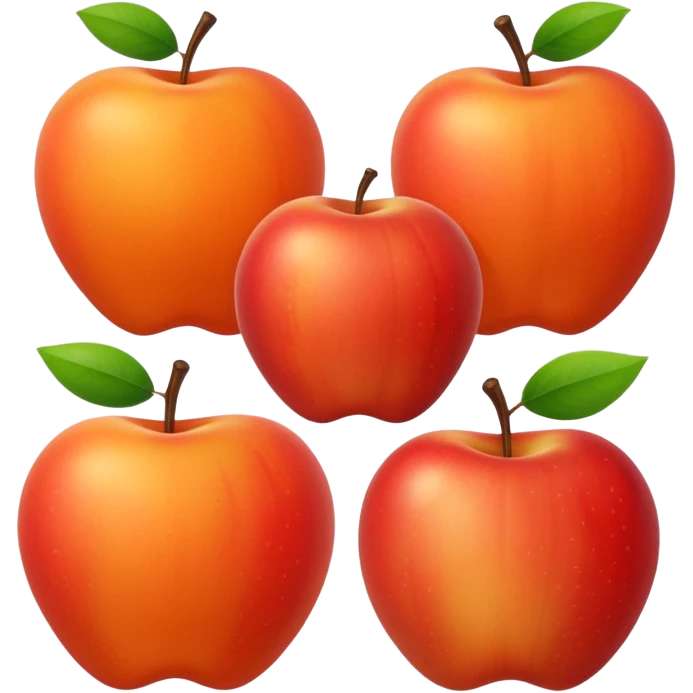 Orange, Apricot, Apple emoji