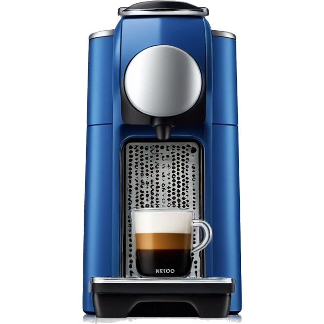Blue vertuo nespresso machine  emoji