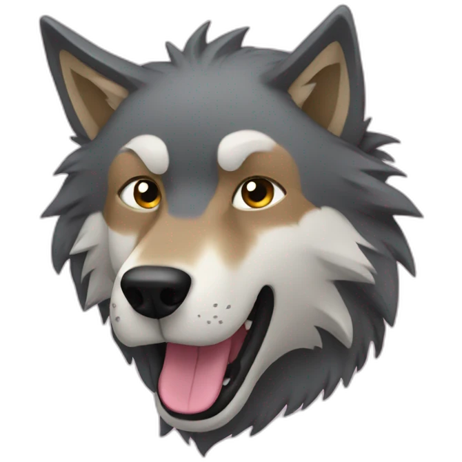 Wolfcut emoji