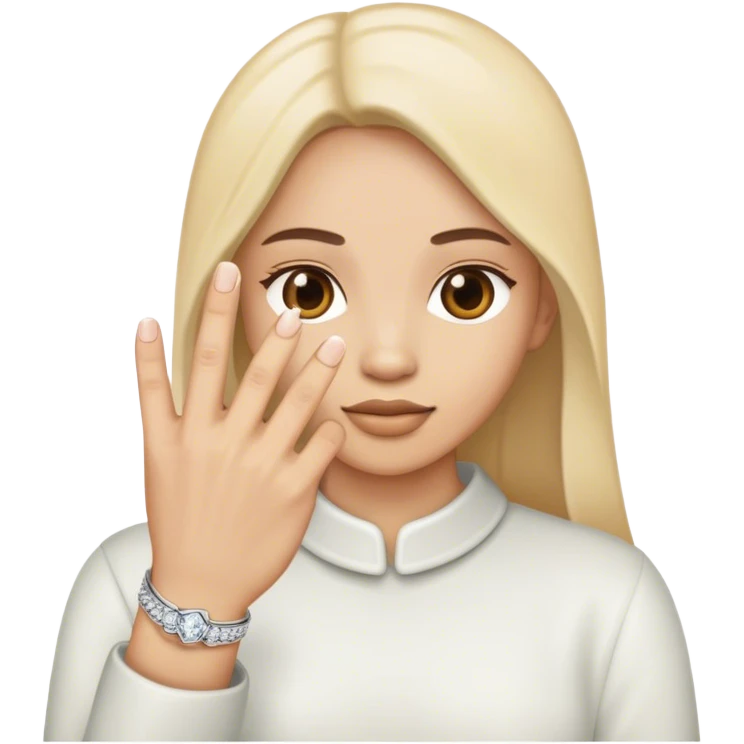 Middle finger warning a ring  emoji