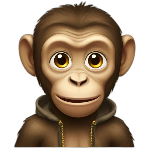 Russian monkey emoji