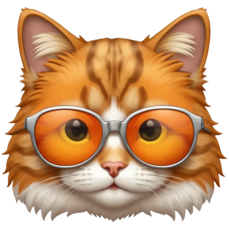 Cat wearing sunglasses emoji