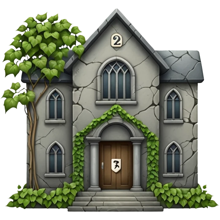 school building forbidden sign emoji