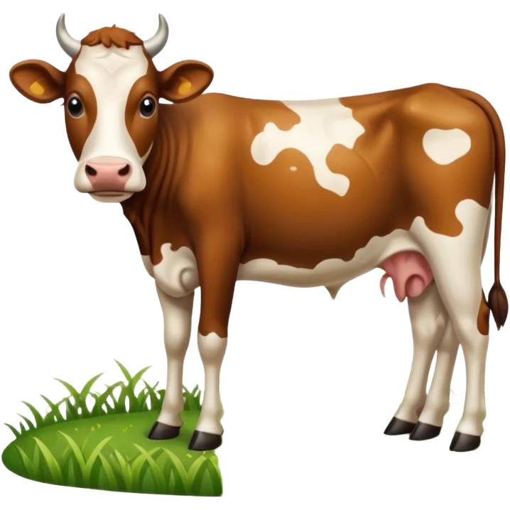 spotted cow animal emoji