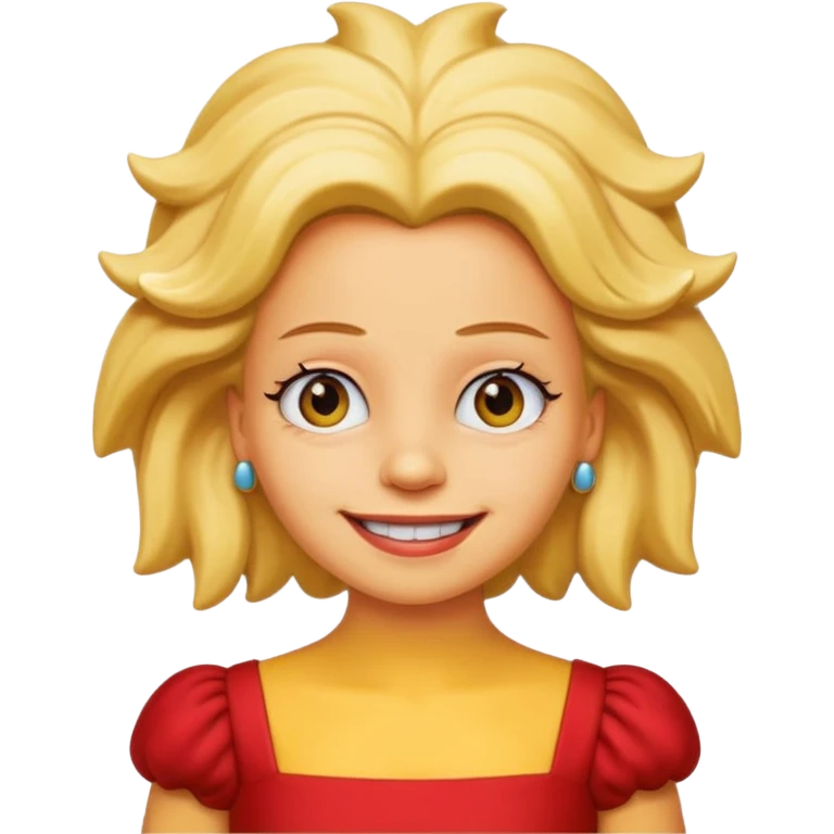 Lisa Simpson same in cartoon emoji