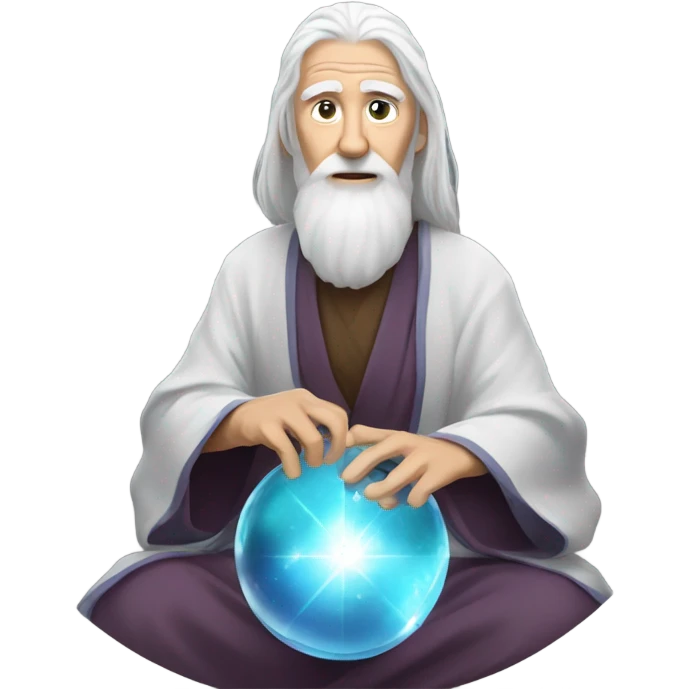 "wise old psychic" emoji