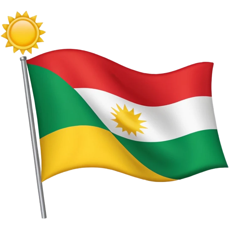 Kurdistan flag emoji