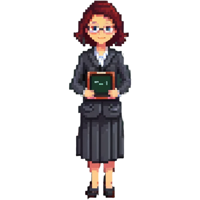 teacher at a blackboard emoji