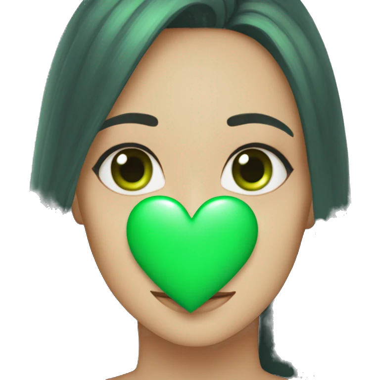 Green heart fixed with bandaid 🩹  emoji