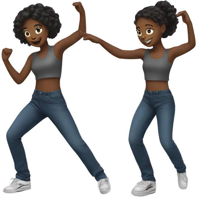 a girl dance emoji