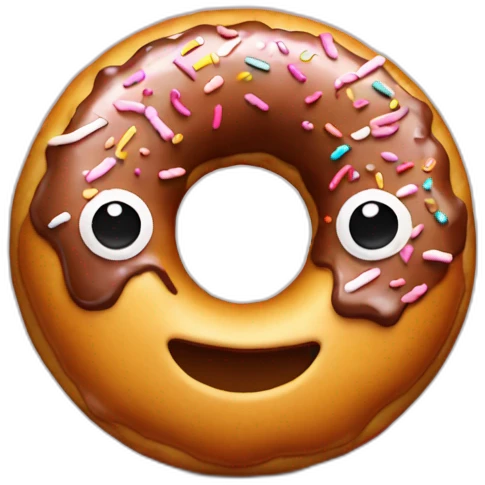 Hommer qui mange un donut emoji