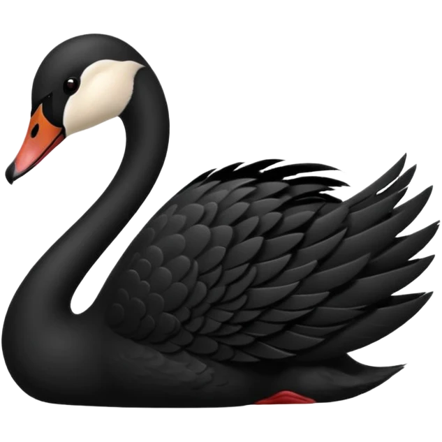Black swan emoji
