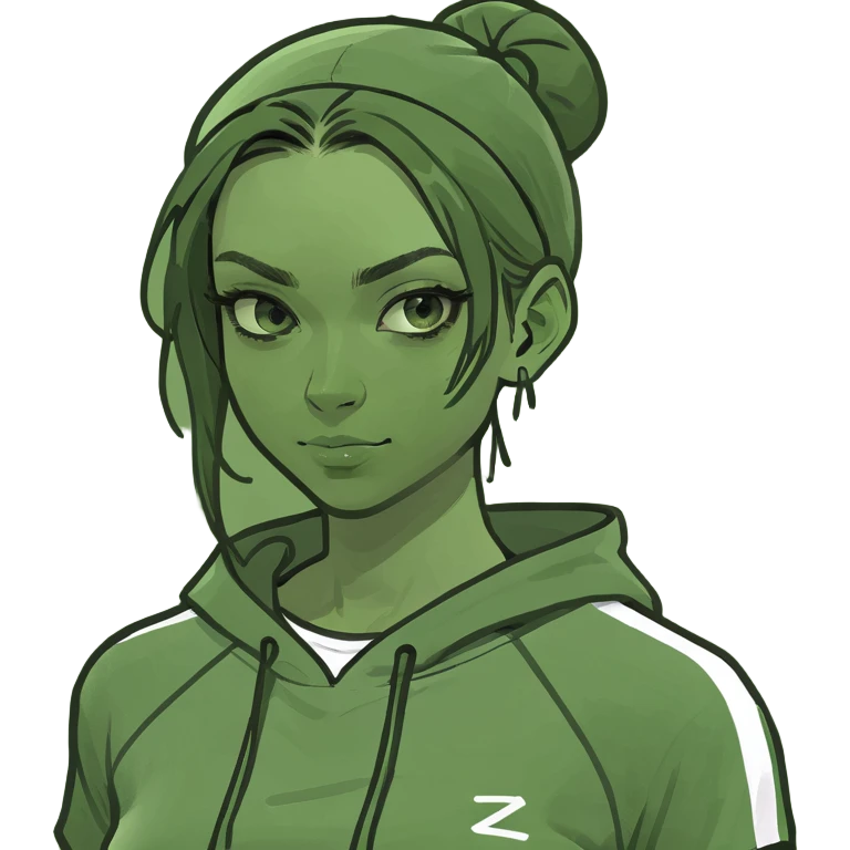 Cute blonde sporty girl  emoji