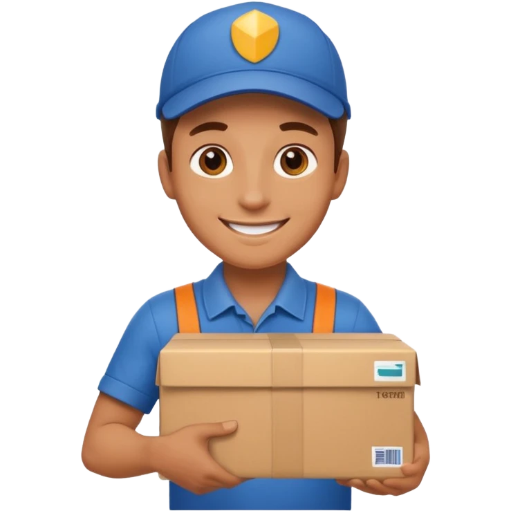 repartidor y pago en casa emoji