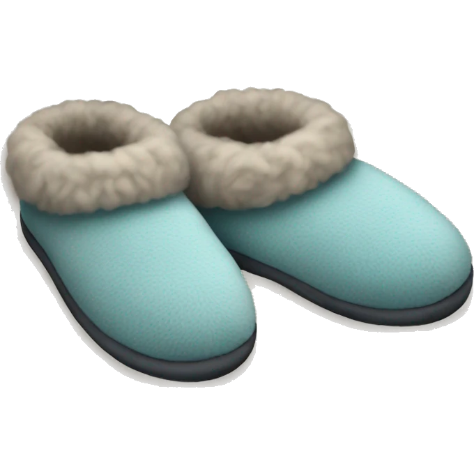cozy slippers emoji
