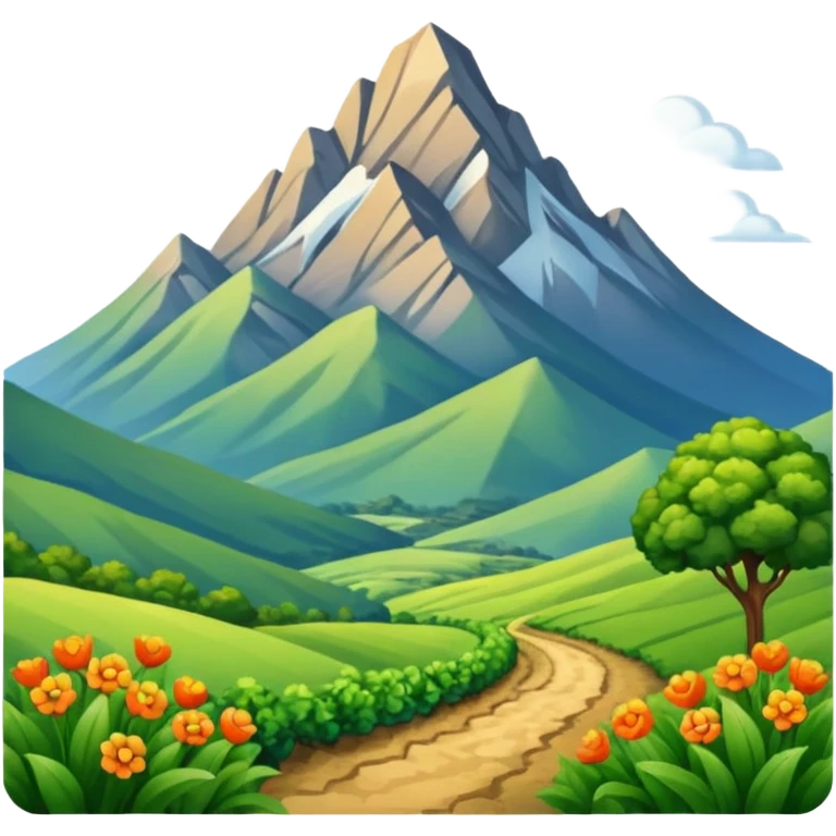 Montaña y paisaje emoji