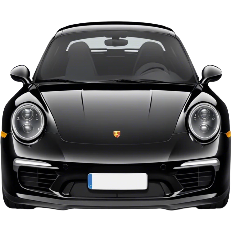Porsche 911 - Porsche (Model Year: 2021) (Iconic colour: Black) emoji