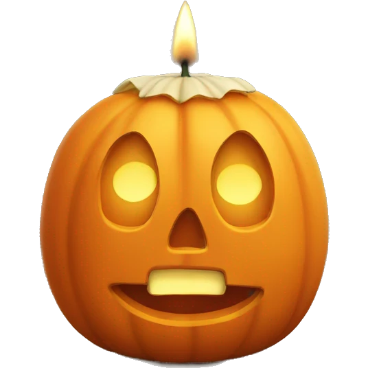 pumpkin candle emoji