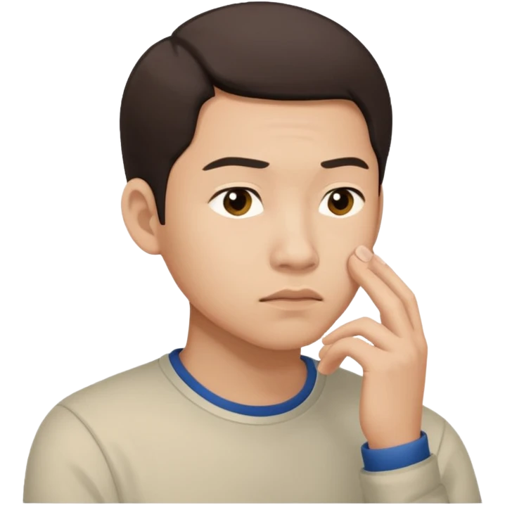 asian pragmatism guy  of “knowing when to take the appropriate action” emoji