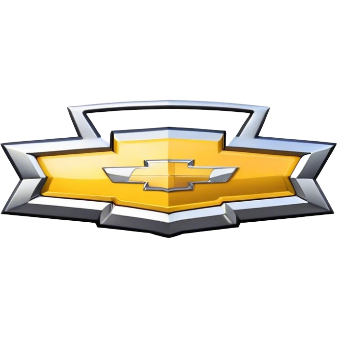 black Chevrolet logo emoji