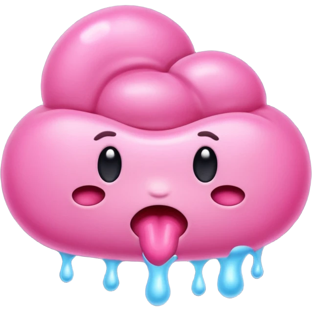 used bubble gum mush emoji