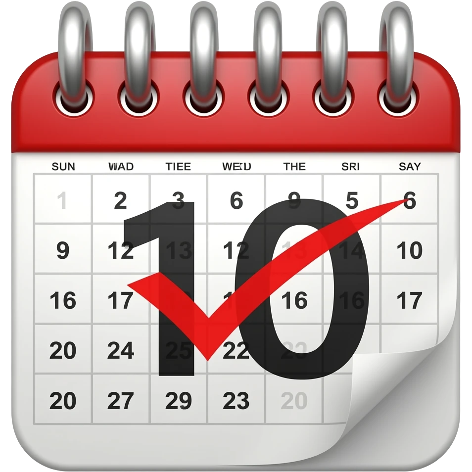 break calendar emoji