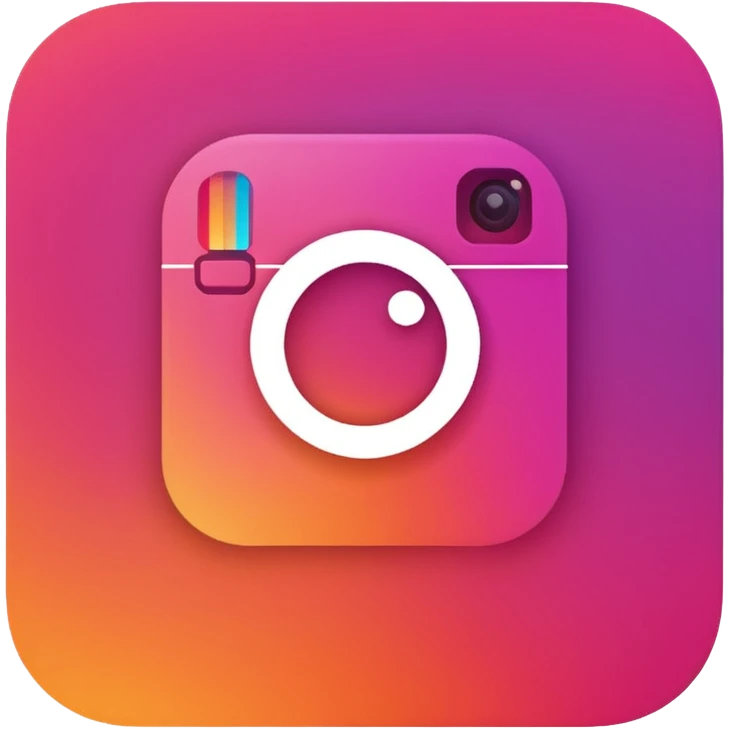 instagram with better and actual logo design emoji