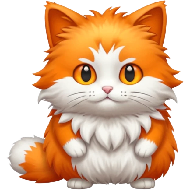 Scarameow character (full body) emoji