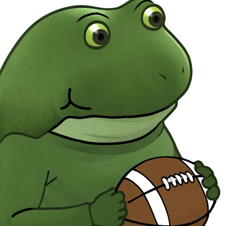 bufo in a football suit emoji