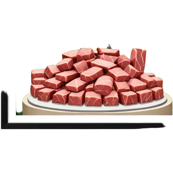  paris art city SPAM meat sculpture arty landscape  emoji
