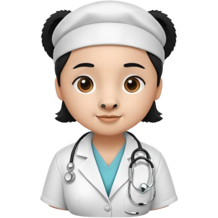 panda nurse emoji