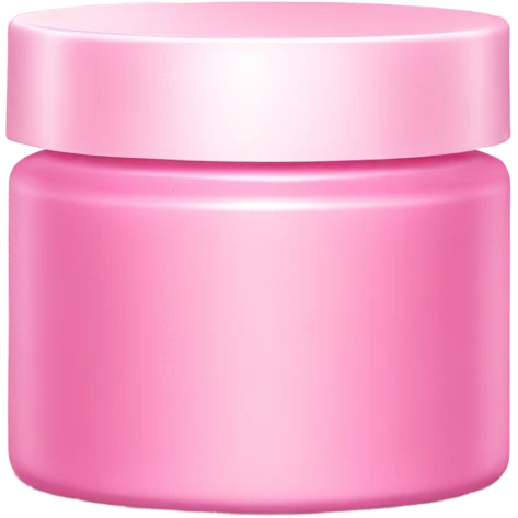 pink jar of face cream emoji