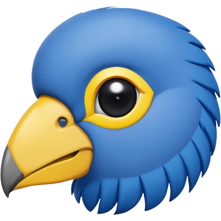 Arara azul emoji