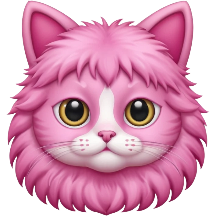 Make a pink cat ico emoji