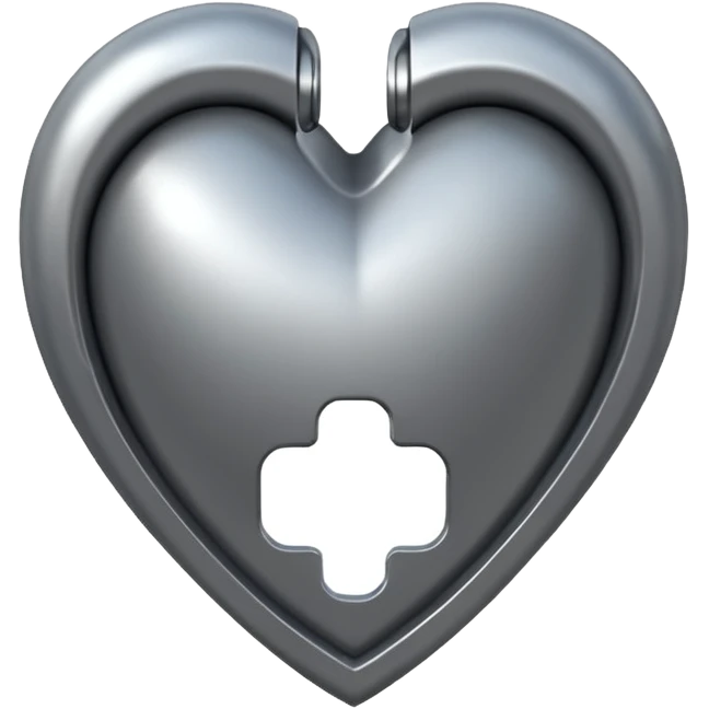 The iron heart emoji