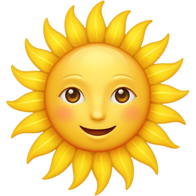 the sun tarot card emoji
