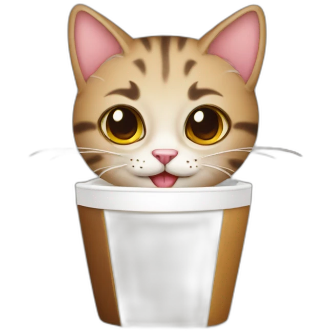 cat coffe emoji