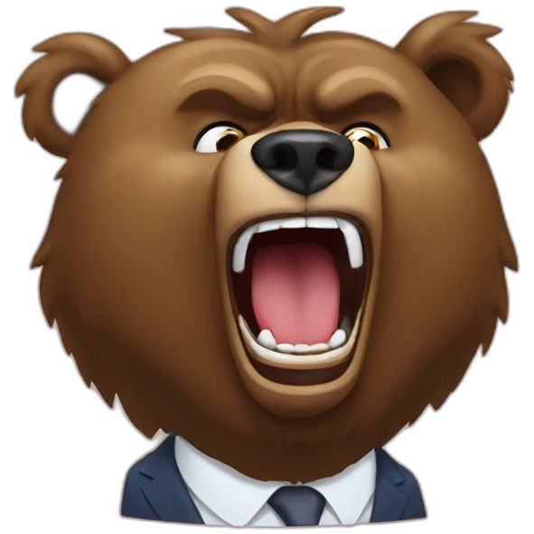 Bear yelling at putin emoji