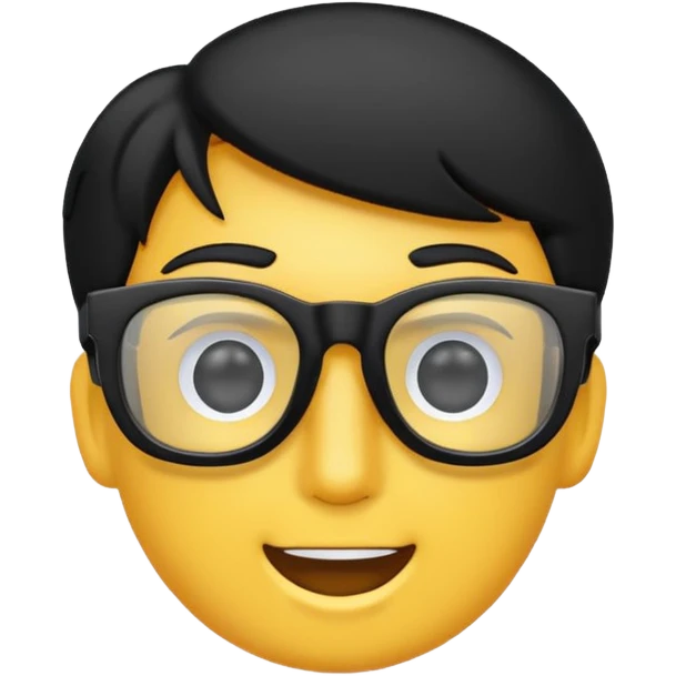 3D glasses emoji