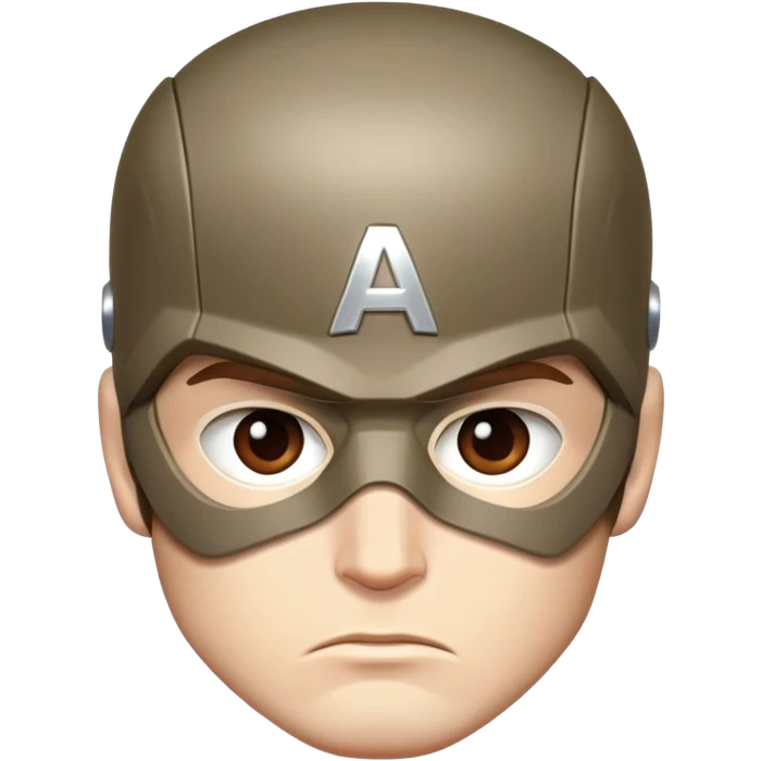 Captain America face emoji