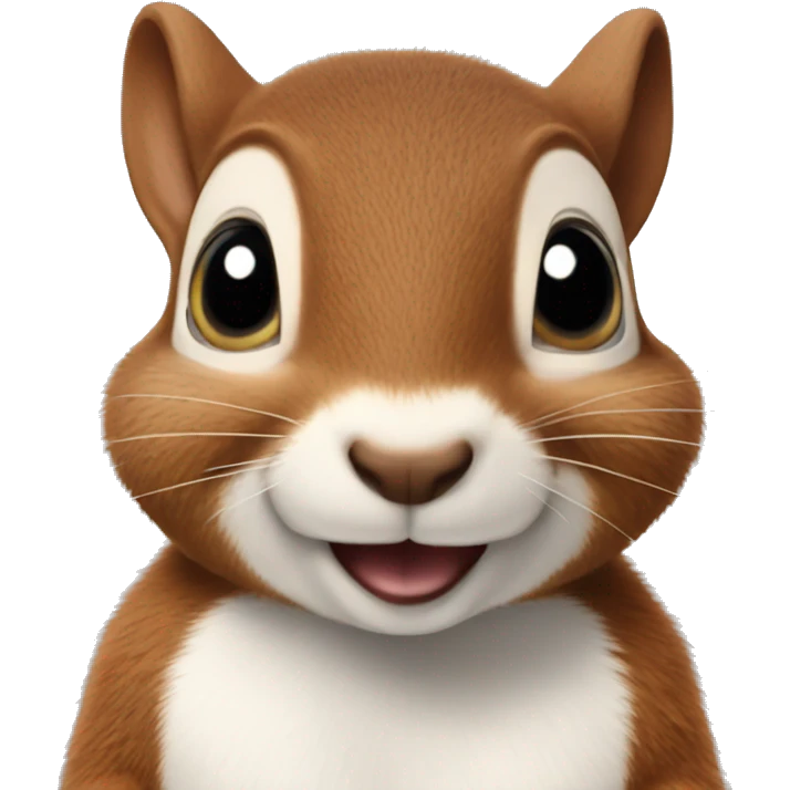 a squirrel with very puffy cheeks emoji