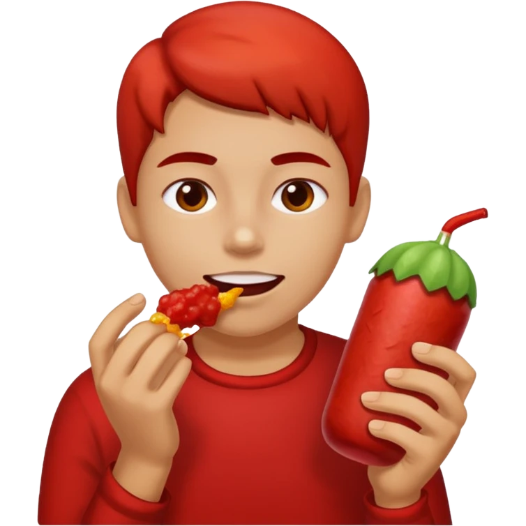 Teorodo con un chamoy emoji