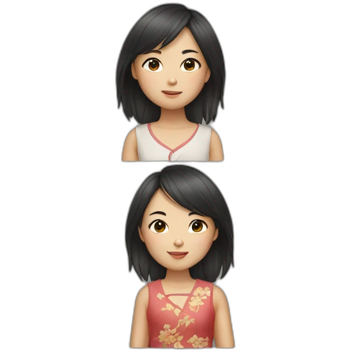 chinese girl emoji
