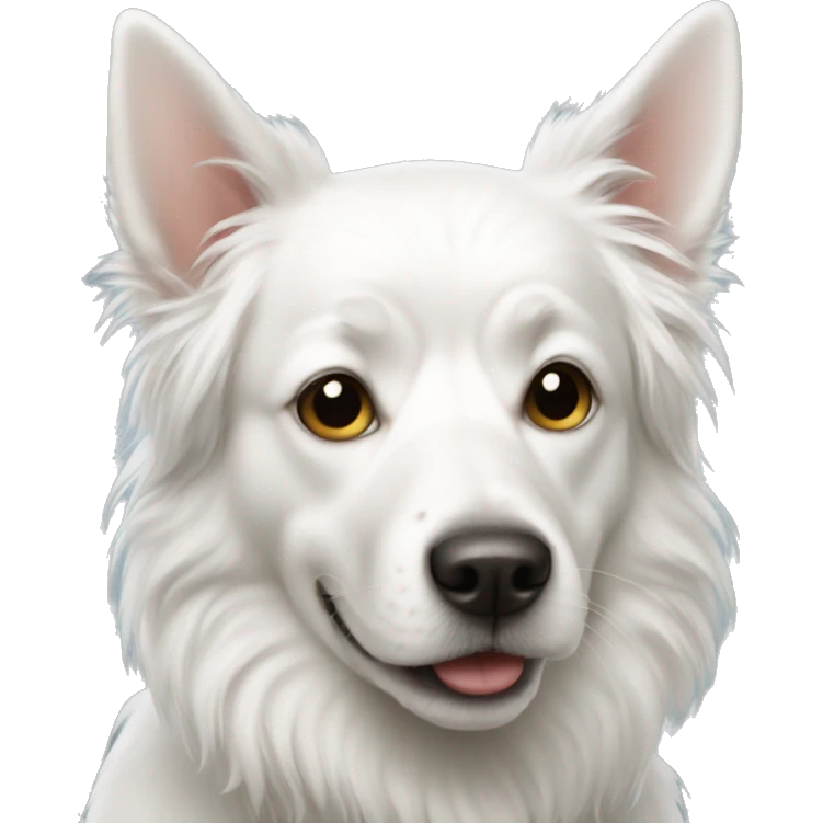 White dog emoji