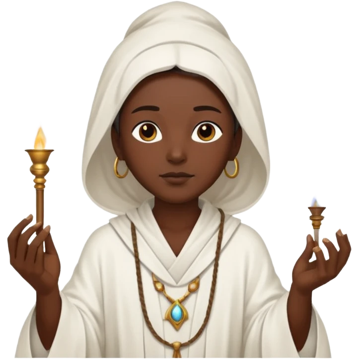 Ancient Healers with Incense Smoke emoji