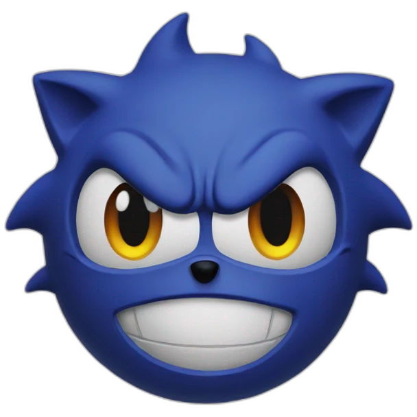 Scary sonic emoji