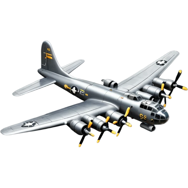 B-29 Superfortress dropping boms emoji